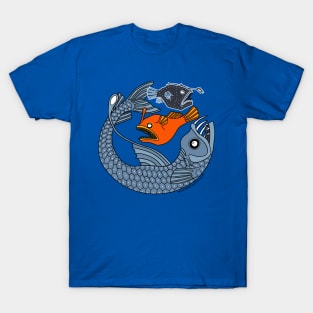 Anglerfish Trio in Color T-Shirt